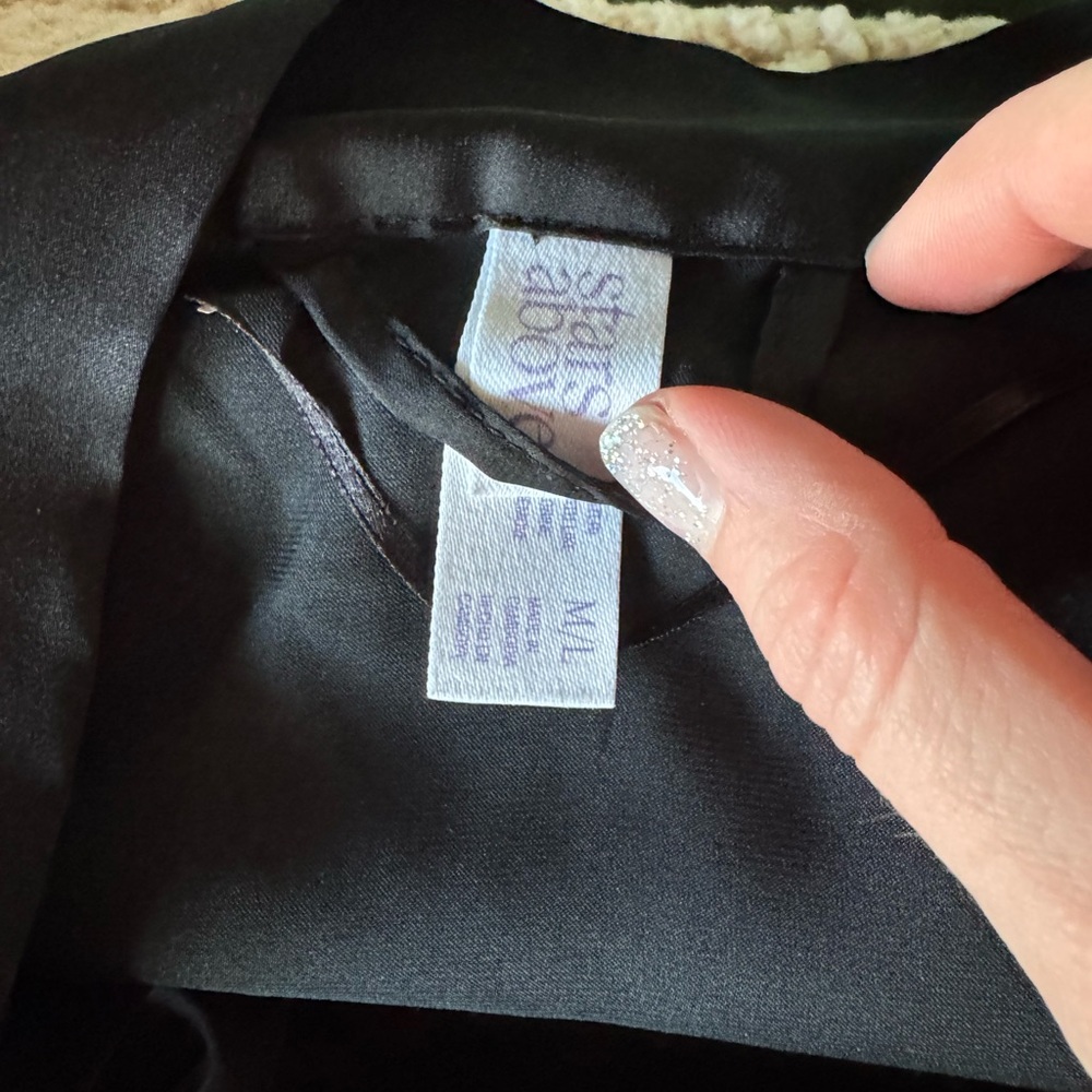 Stars Above Silky Short Robe - Picture 2 of 3